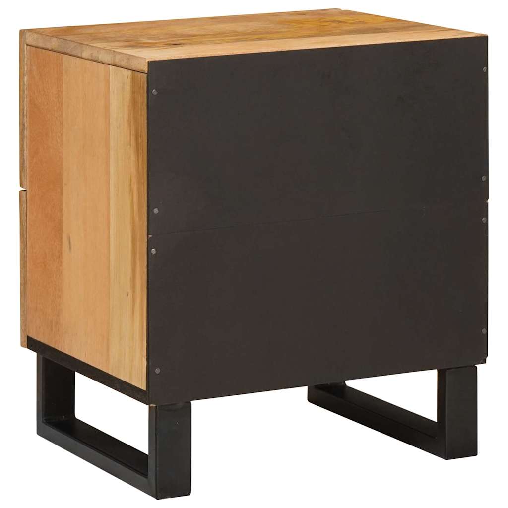 Nachttisch Natur 40 x 33 x 46 cm Massivholz Mango