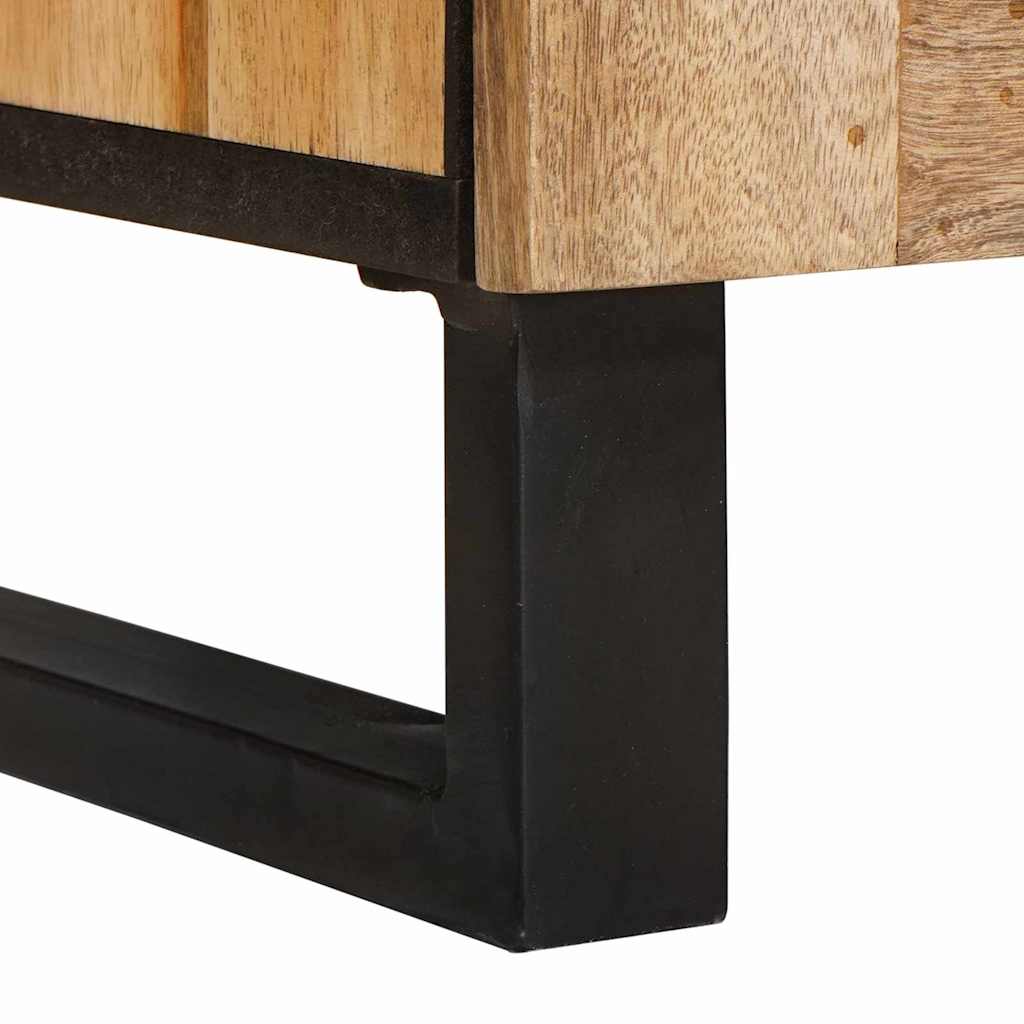 Sideboard Braun 60 x 33 x 75 cm Massivholz Mango