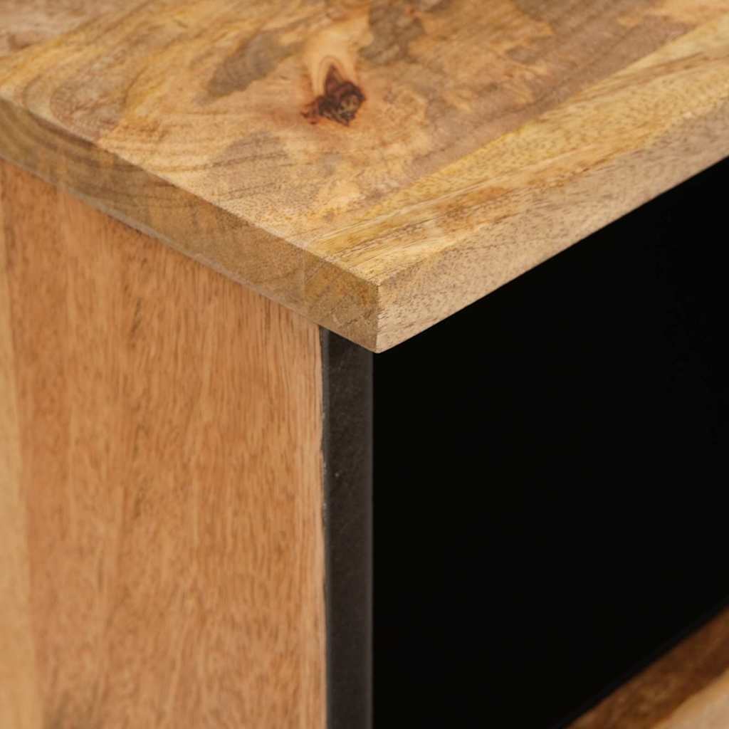 Nachttisch Natur 40 x 33 x 46 cm Massivholz Mango