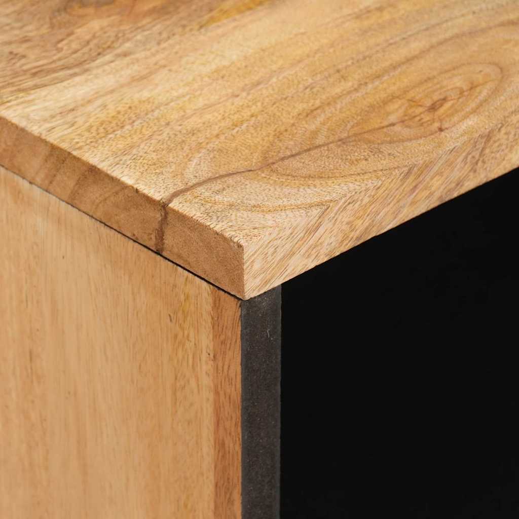 Nachttisch Natur 50 x 33 x 62 cm Massivholz Mango