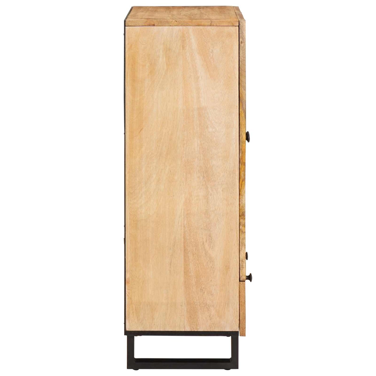 Highboard mit Speicher Braun 40 x 33 x 110 cm Massivholz Mango