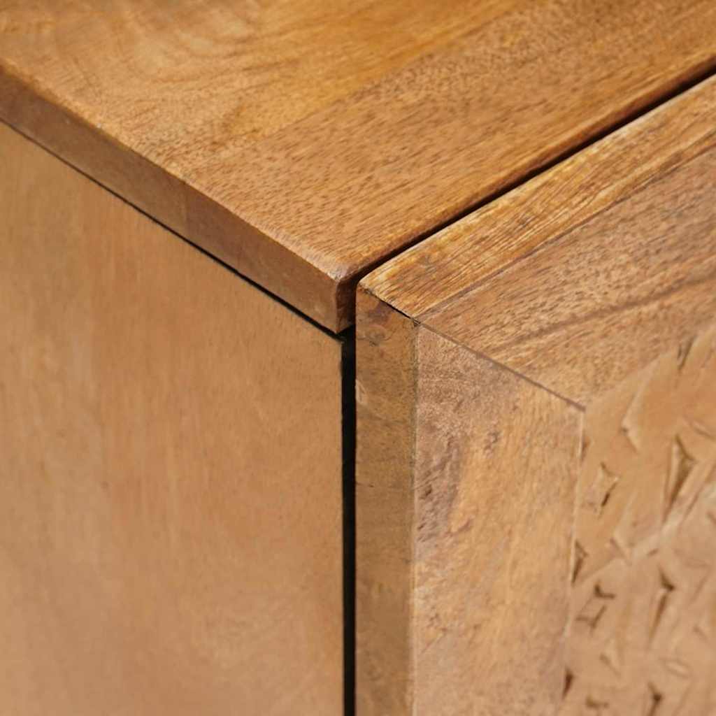 Nachttisch 2 stk. Hellbraun 80 x 50 x 40 cm Holzwerkstoff