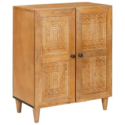 Sideboard Hellbraun 60 x 33 x 75 cm massives Mangoholz