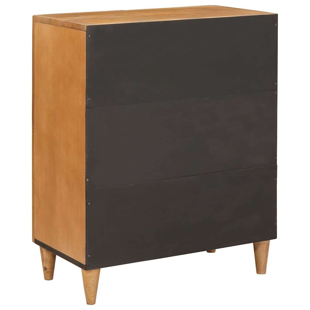 Sideboard Hellbraun 60 x 33 x 75 cm massives Mangoholz