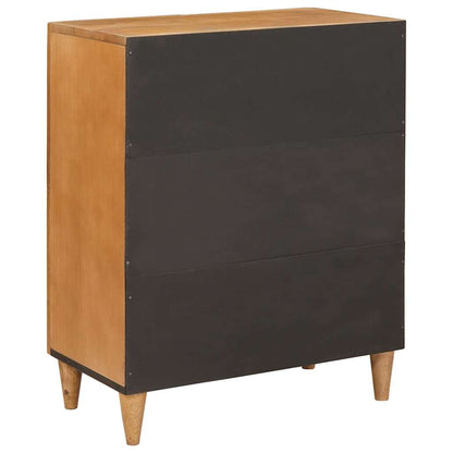Sideboard Hellbraun 60 x 33 x 75 cm massives Mangoholz