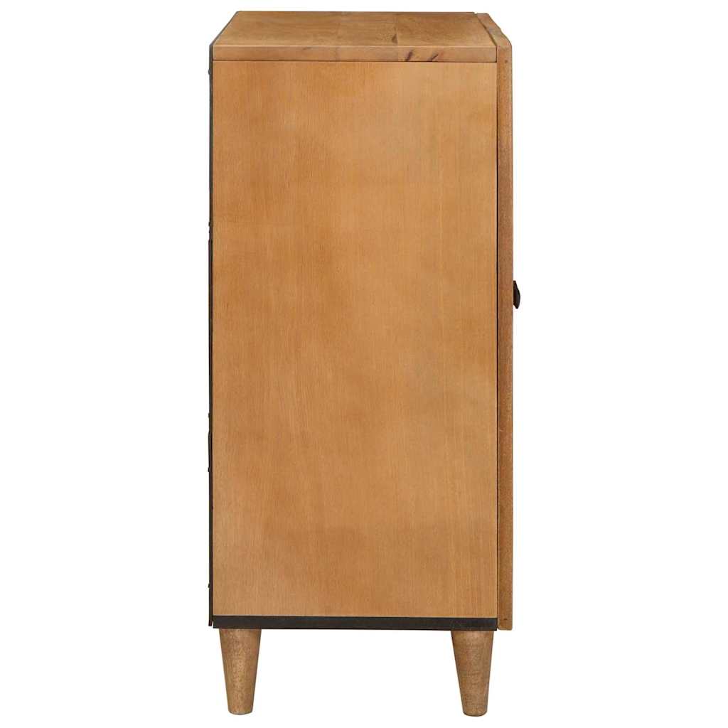 Sideboard Hellbraun 60 x 33 x 75 cm massives Mangoholz