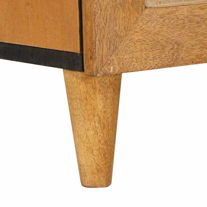 Sideboard Hellbraun 60 x 33 x 75 cm massives Mangoholz