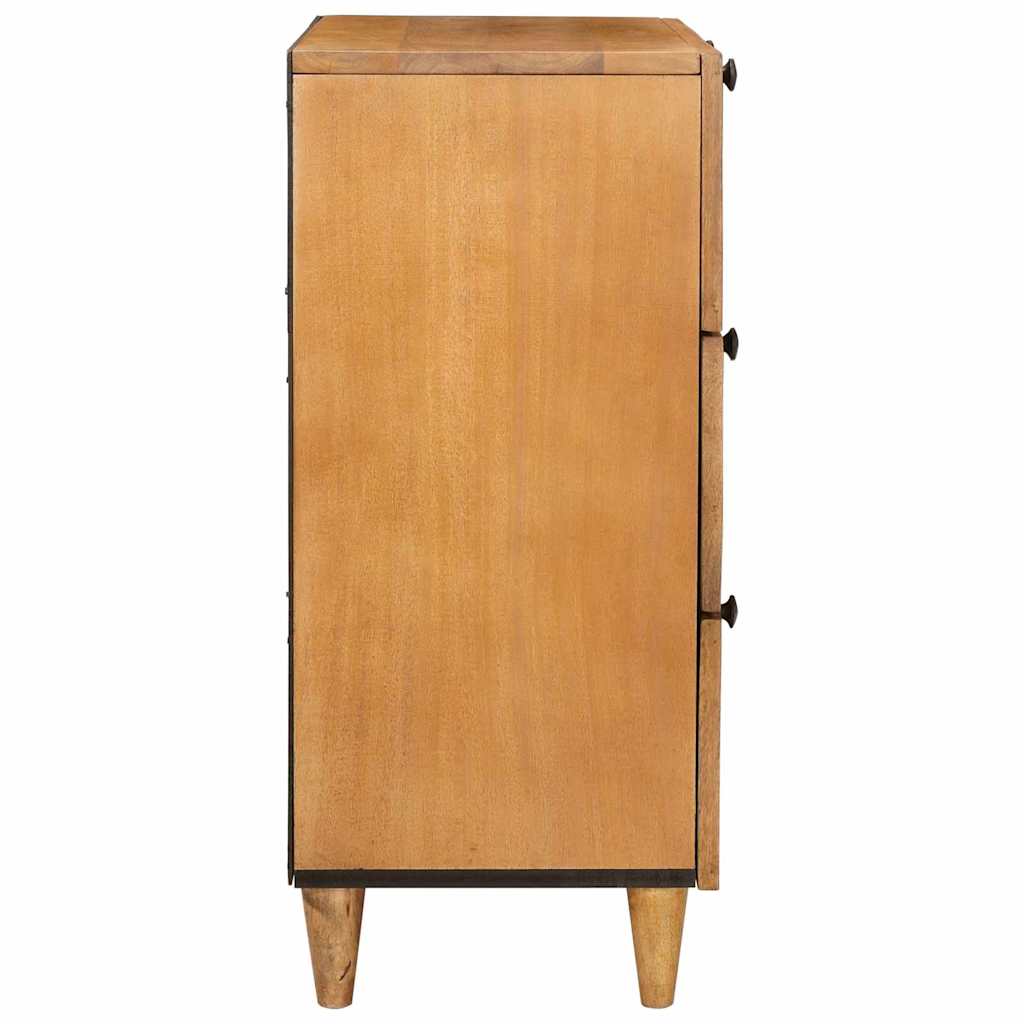 Sideboard Hellbraun 60 x 33 x 75 cm massives Mangoholz