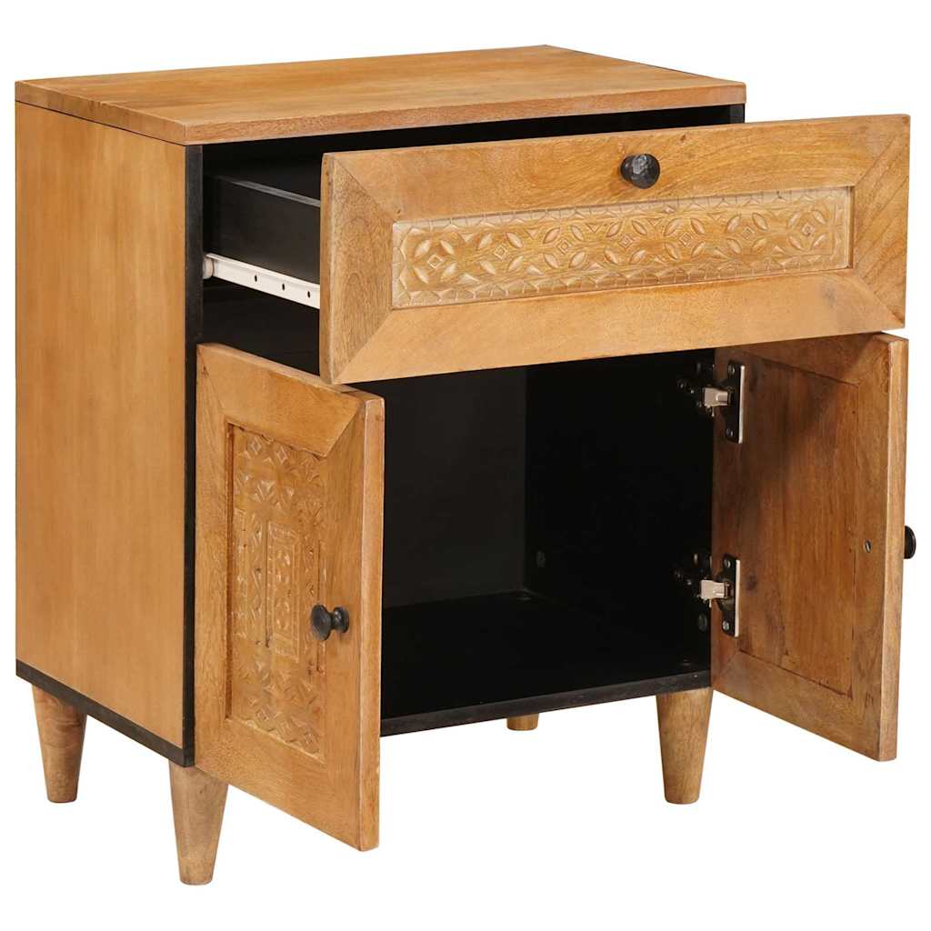 Nachttisch Hellbraun 50 x 33 x 62 cm Holzwerkstoff