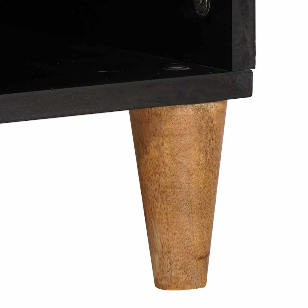TV-Schränk mit Schubladen Hellbraun massives Mangoholz