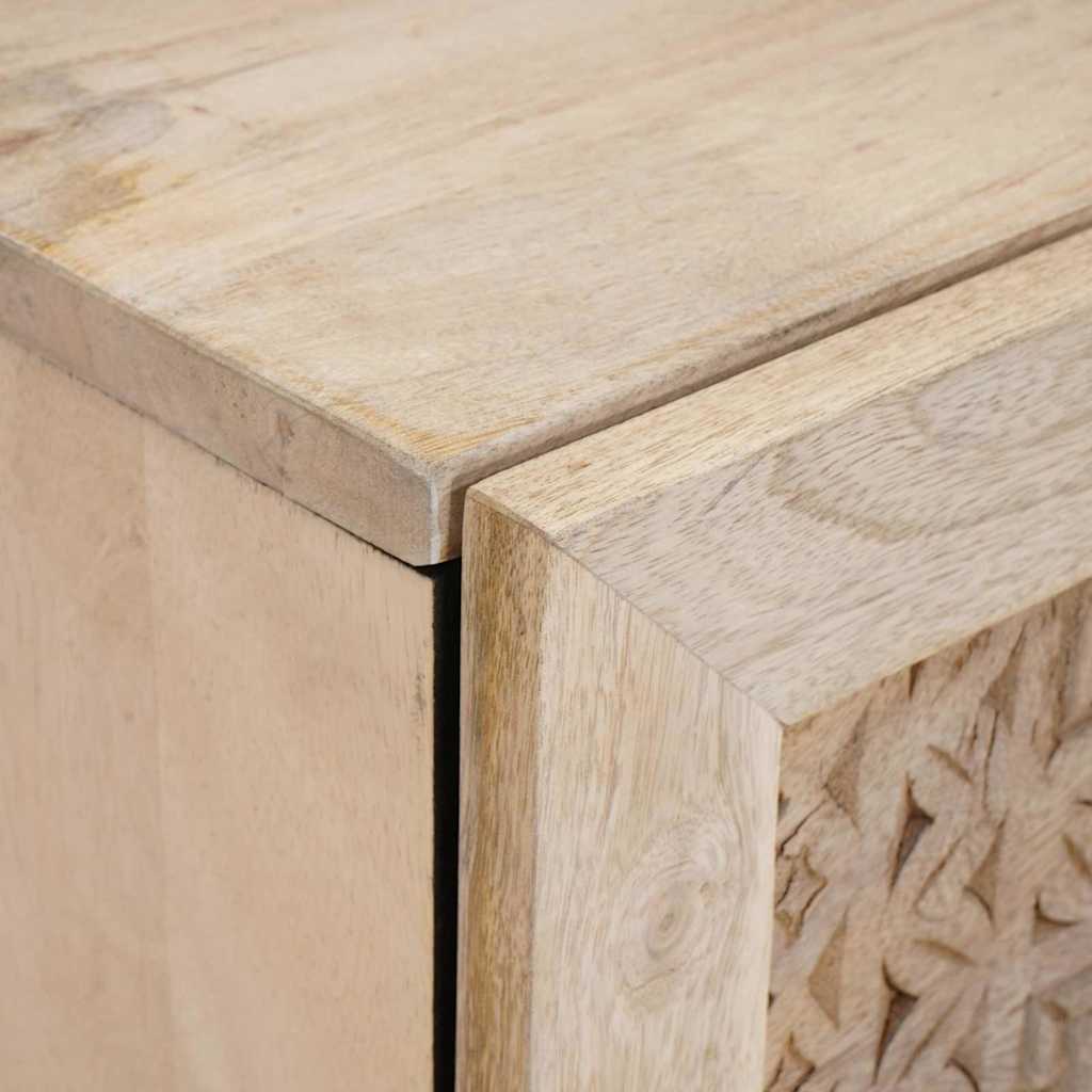 Nachttisch 2 stk. Weiß 80 x 50 x 40 cm Holzwerkstoff