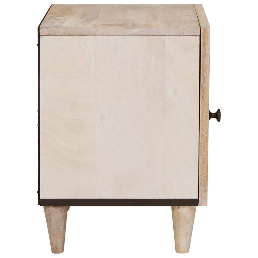Nachttisch 2 stk. Weiß 80 x 50 x 40 cm Holzwerkstoff