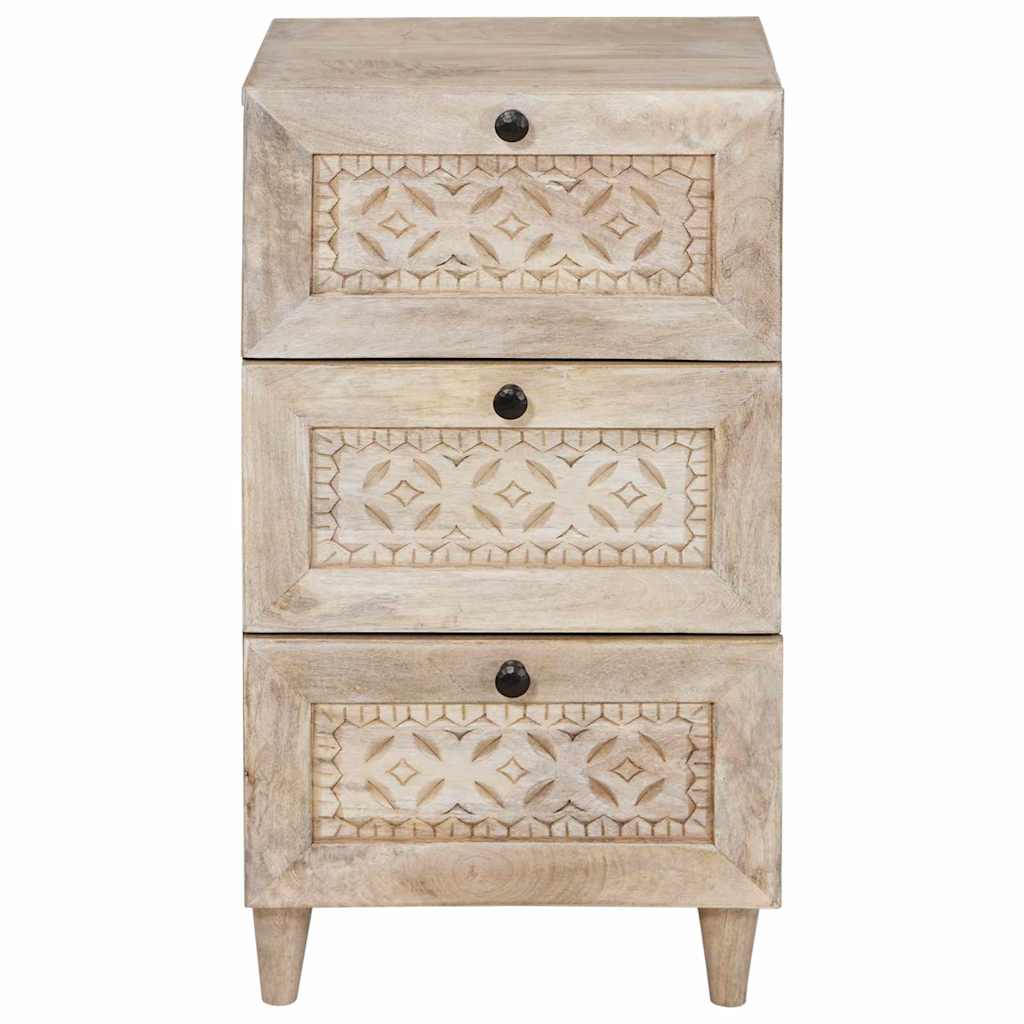 Sideboard mit Schubladen Weiß 33,5 x 40 x 75 cm