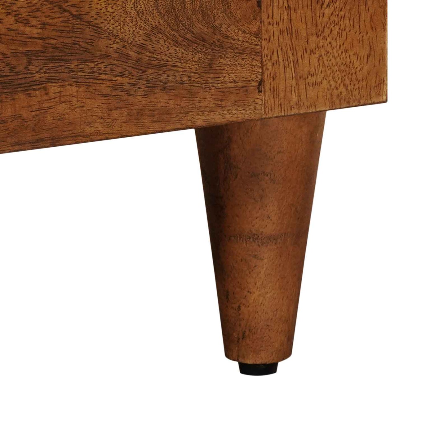 Nachttisch 2 pcs Braun 40 x 33 x 46 cm Massivholz Mango