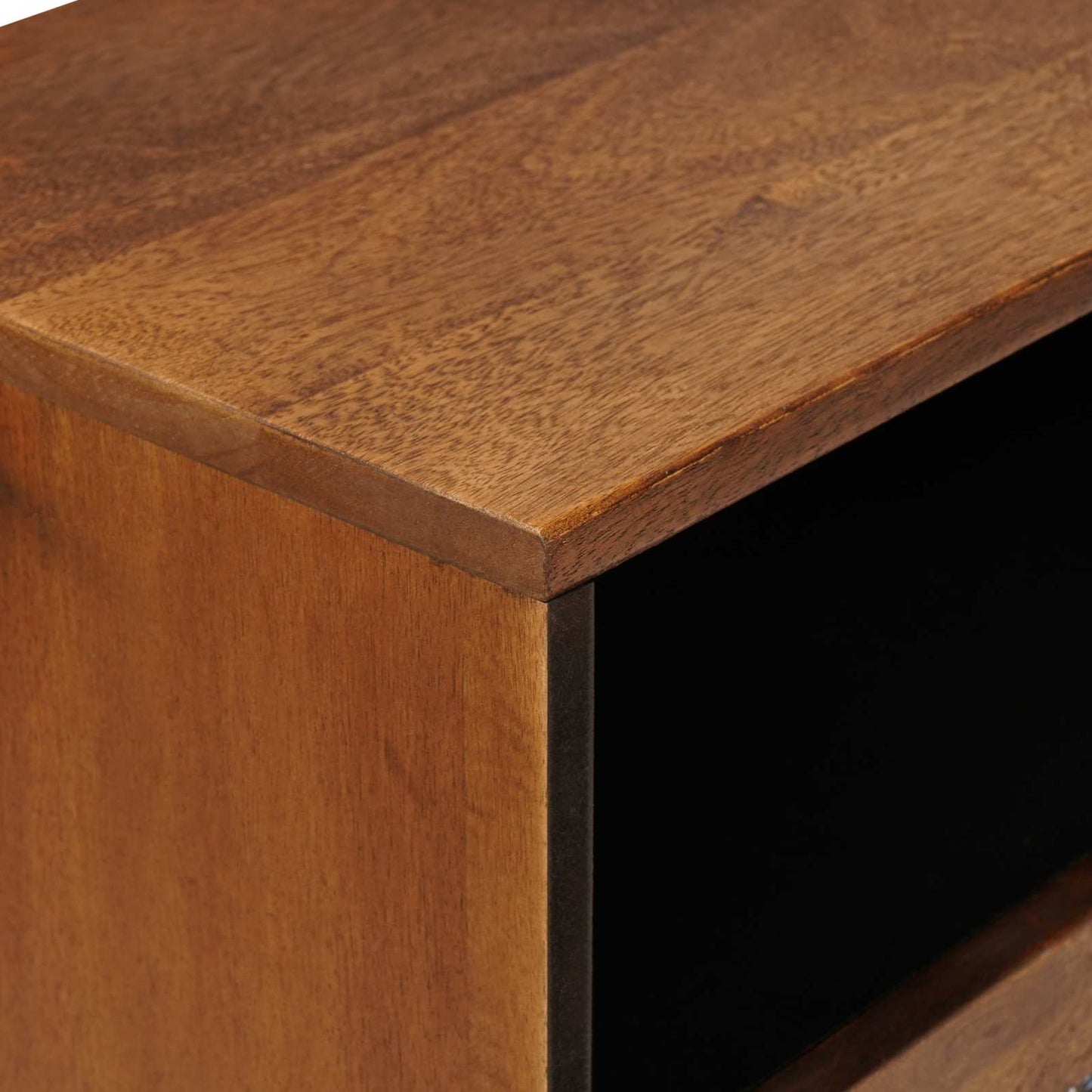 Nachttisch Braun 50 x 33 x 62 cm Massivholz Mango