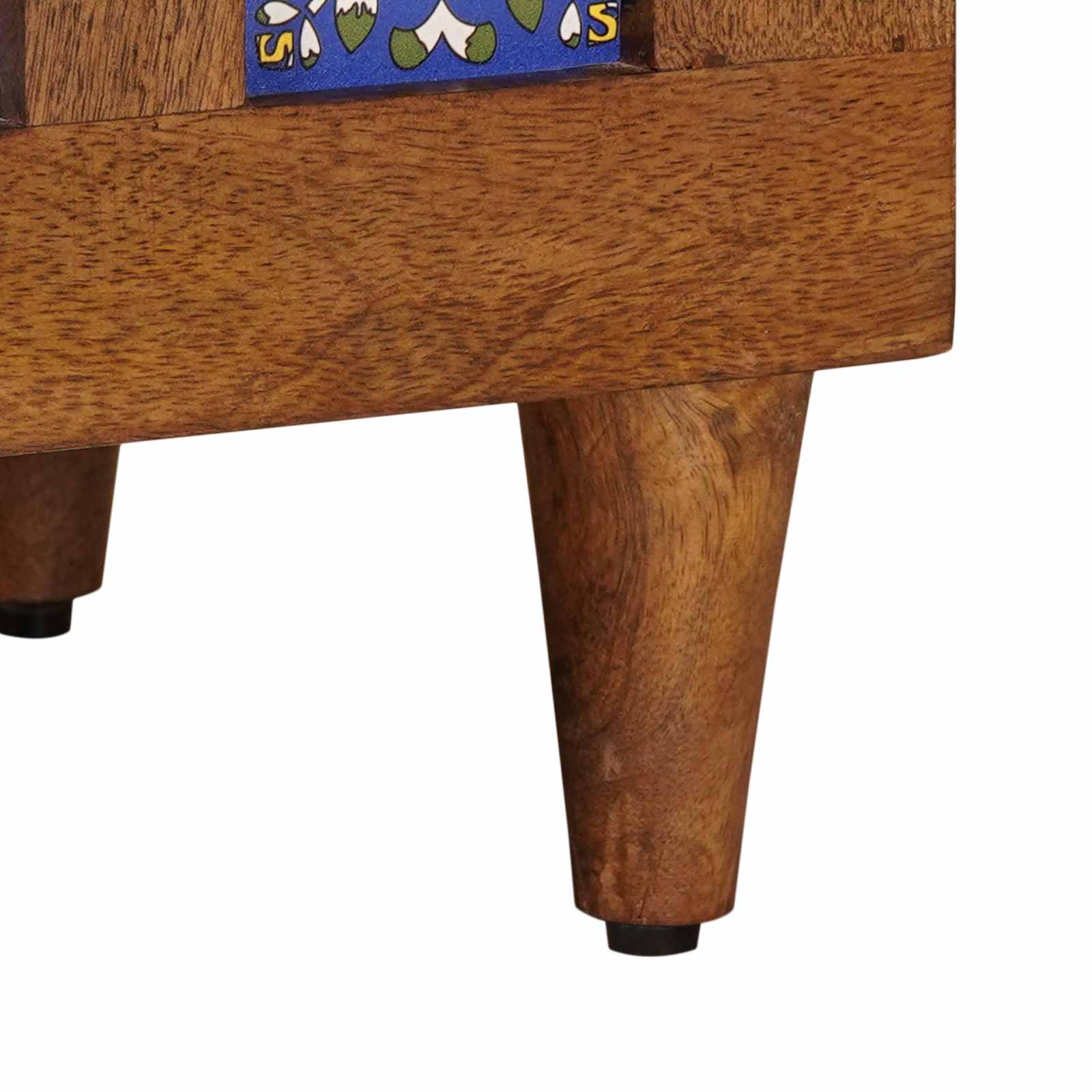 Nachttisch Braun 50 x 33 x 62 cm Massivholz Mango