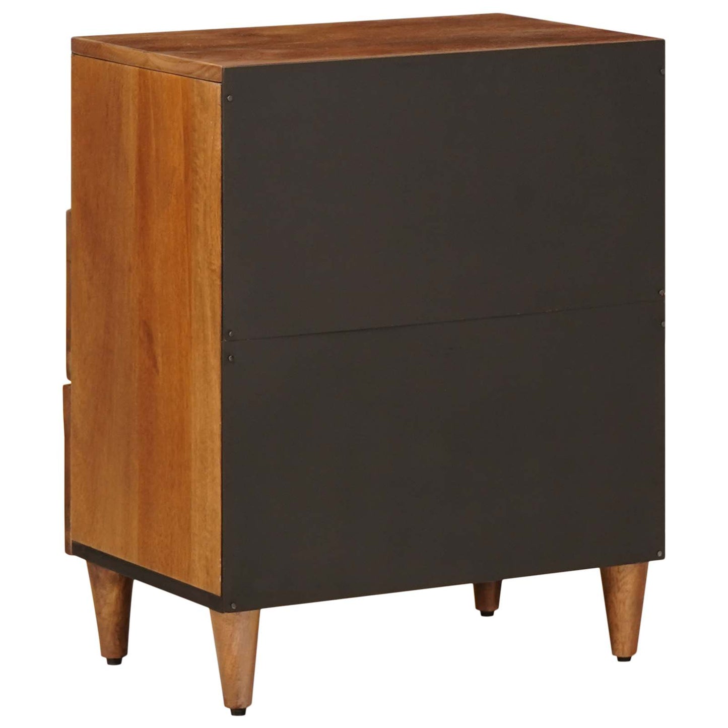 Nachttisch Braun 50 x 33 x 62 cm Massivholz Mango