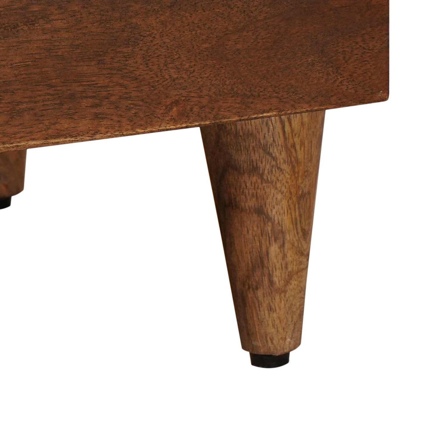 Couchtisch Braun 80 x 54 x 40 cm Massivholz Mango