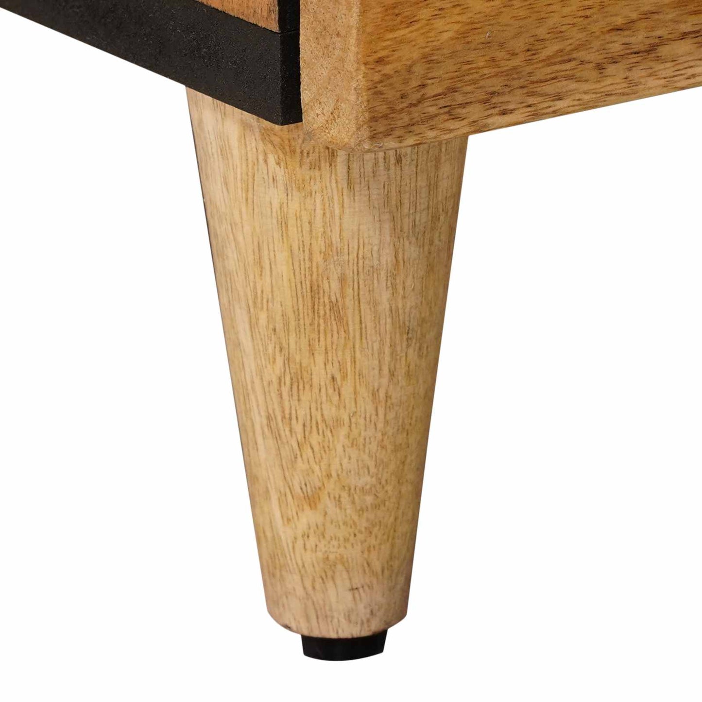 Nachttisch Natur 40 x 33 x 46 cm Massivholz Mango