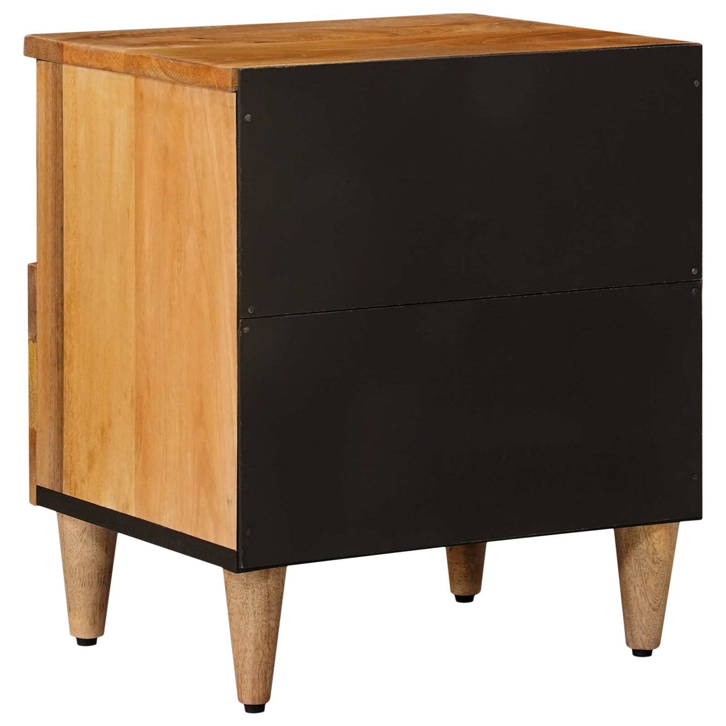 Nachttisch Natur 40 x 33 x 46 cm Massivholz Mango