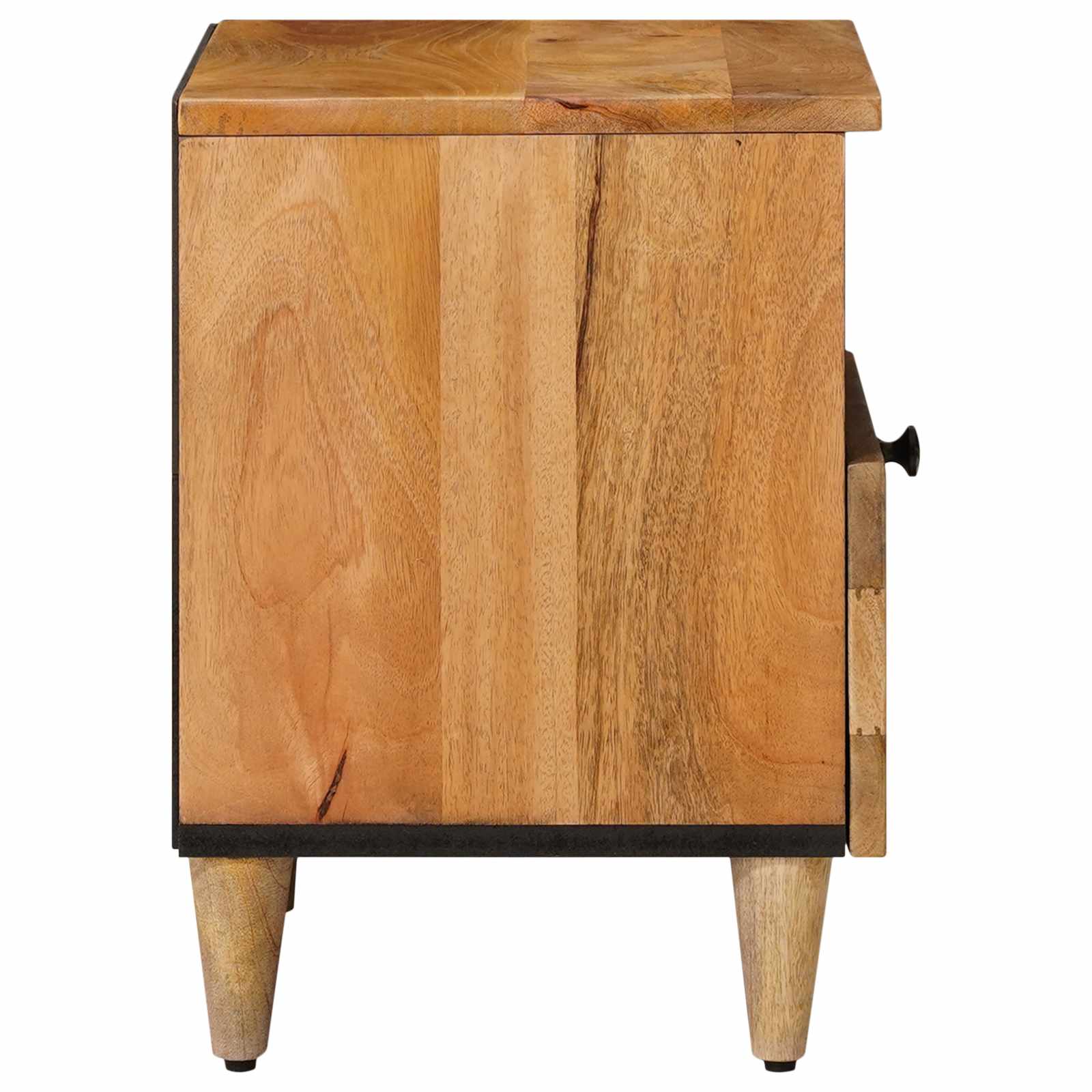 Nachttisch Natur 40 x 33 x 46 cm Massivholz Mango
