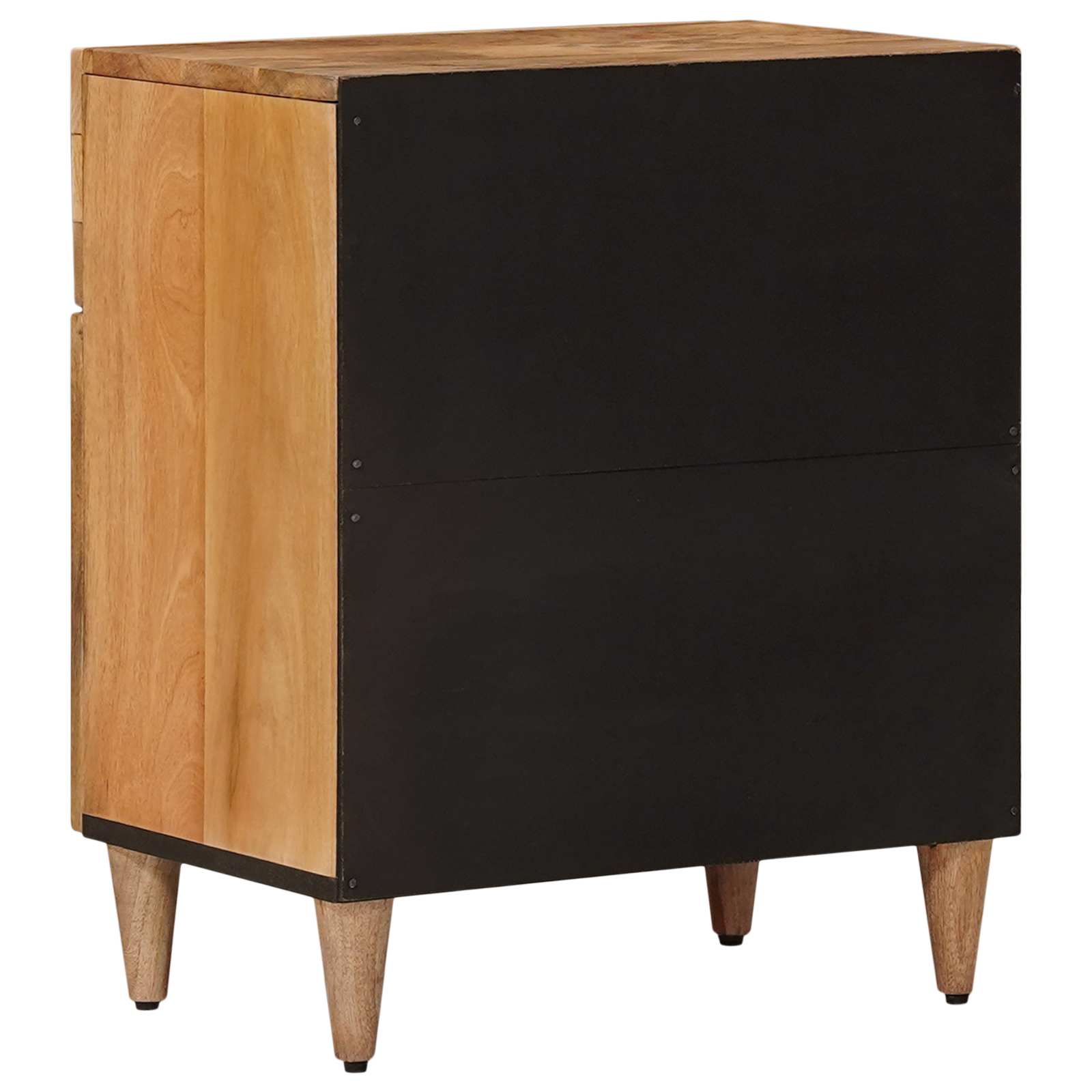 Nachttisch Natur 50 x 33 x 60 cm Massivholz Mango