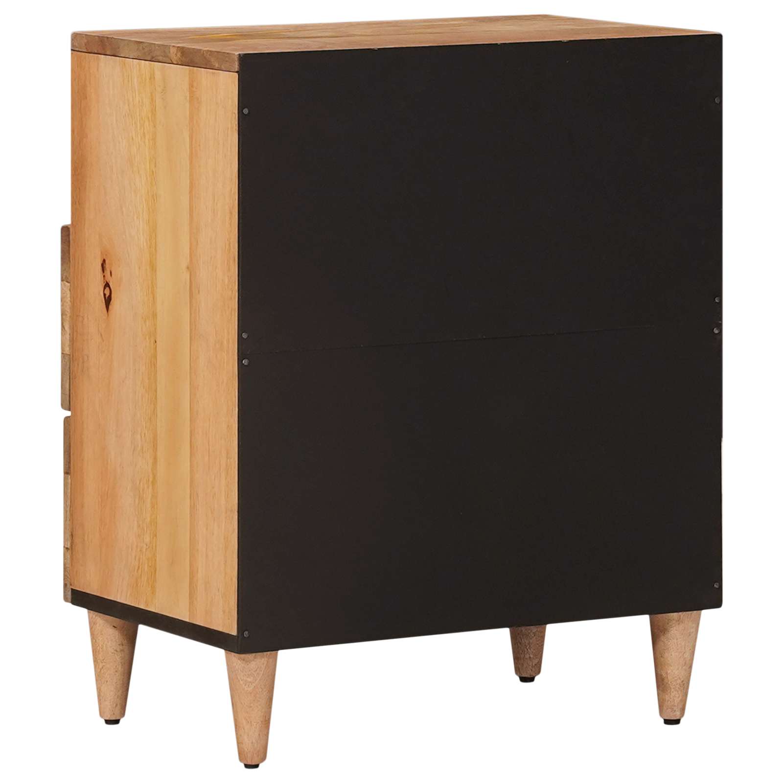 Nachttisch Natur 50 x 33 x 62 cm Massivholz Mango