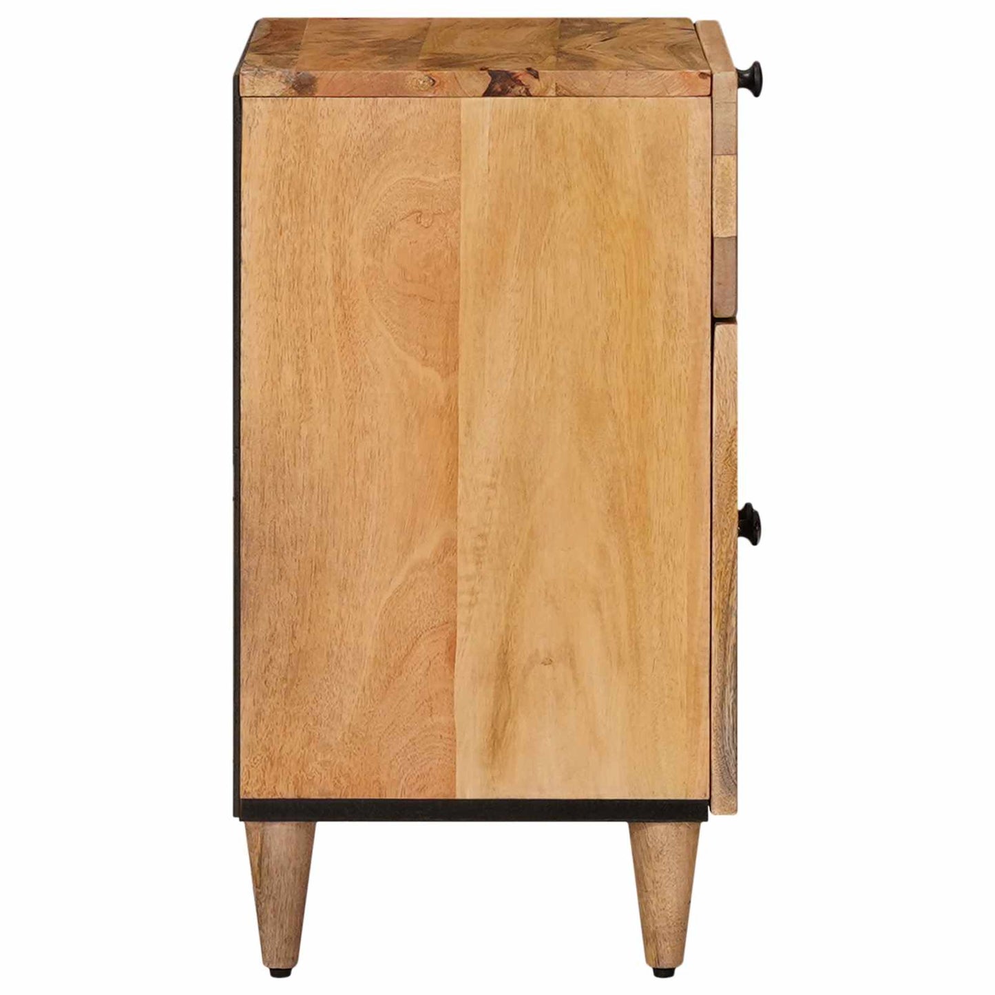 Nachttisch Natur 50 x 33 x 60 cm Massivholz Mango