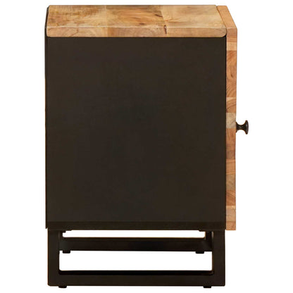 Nachttisch Braun 40 x 33 x 46 cm Massivholz Mango