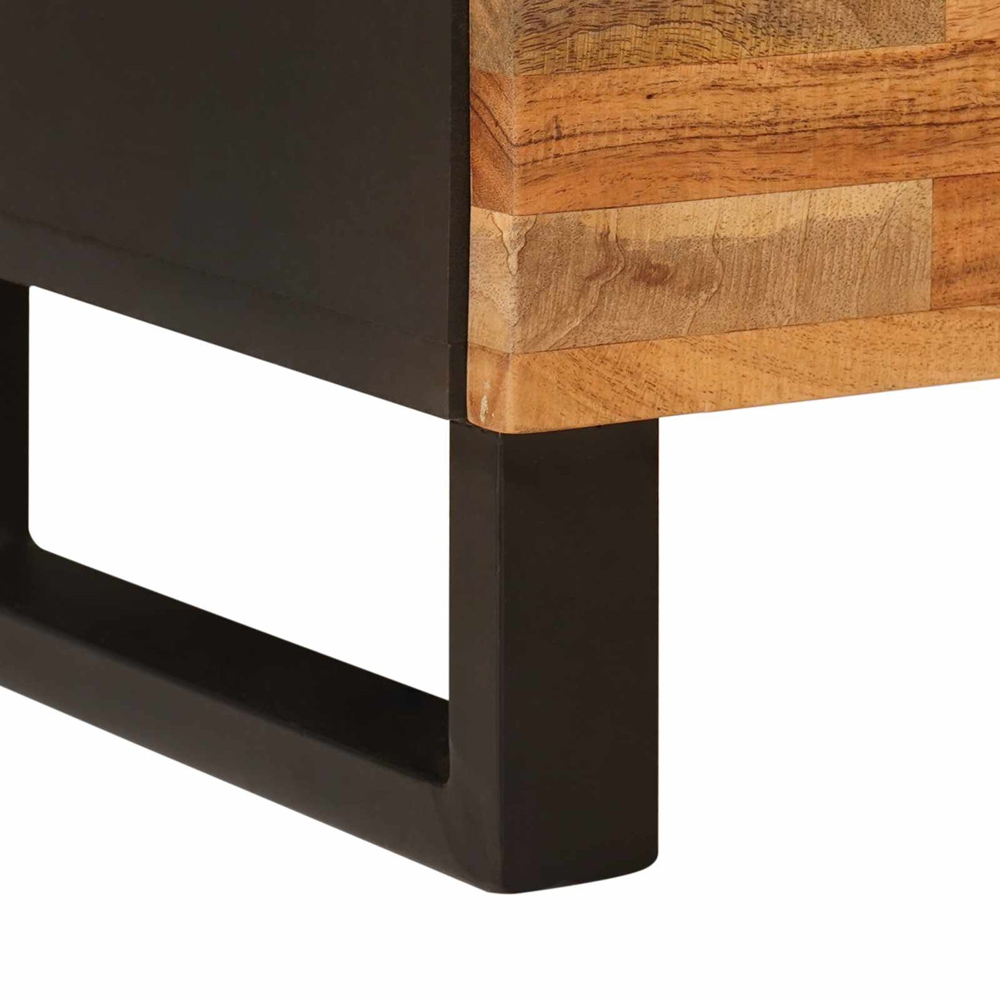 Nachttisch 2 stk. Braun 40 x 33 x 46 cm Massivholz Mango