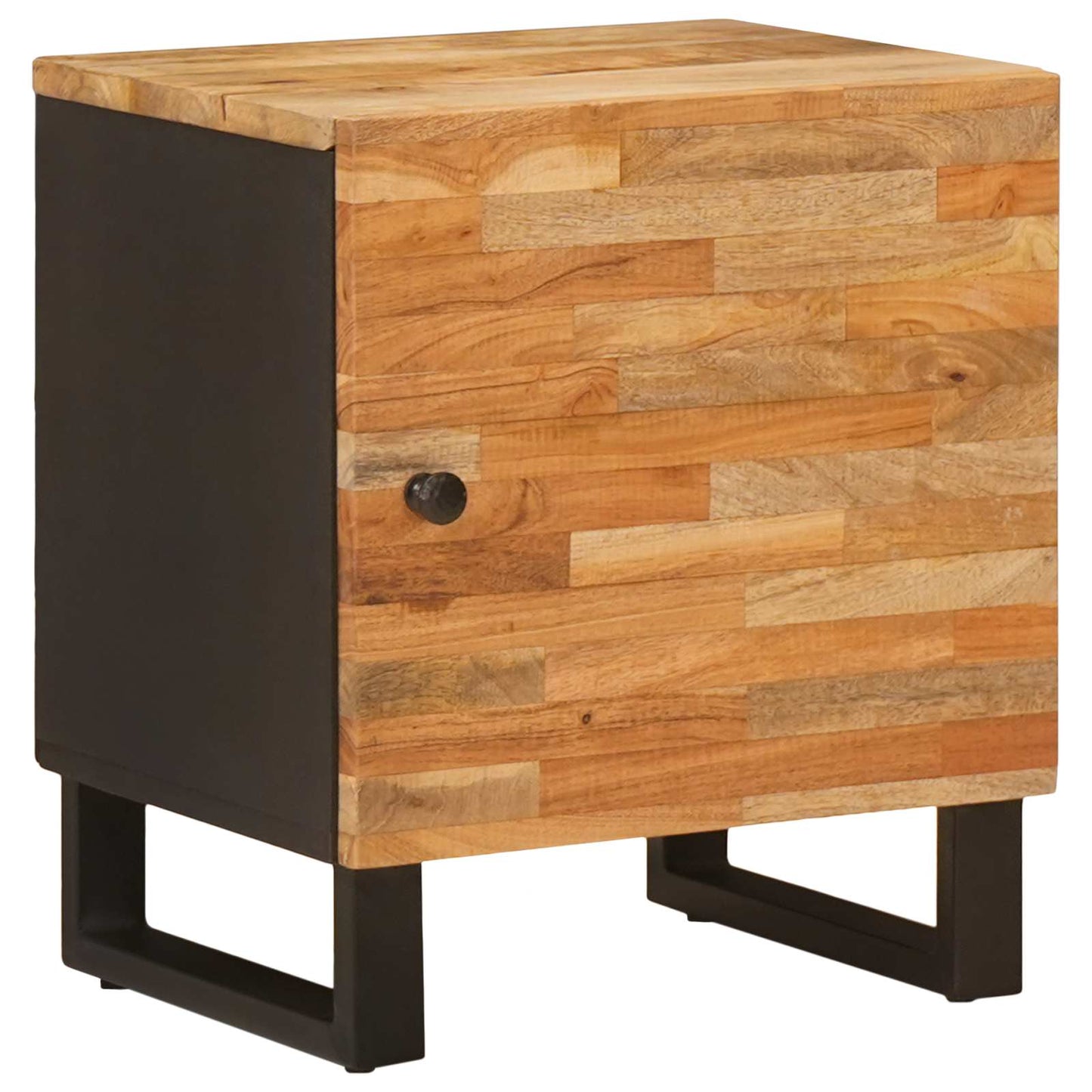 Nachttisch 2 stk. Braun 40 x 33 x 46 cm Massivholz Mango
