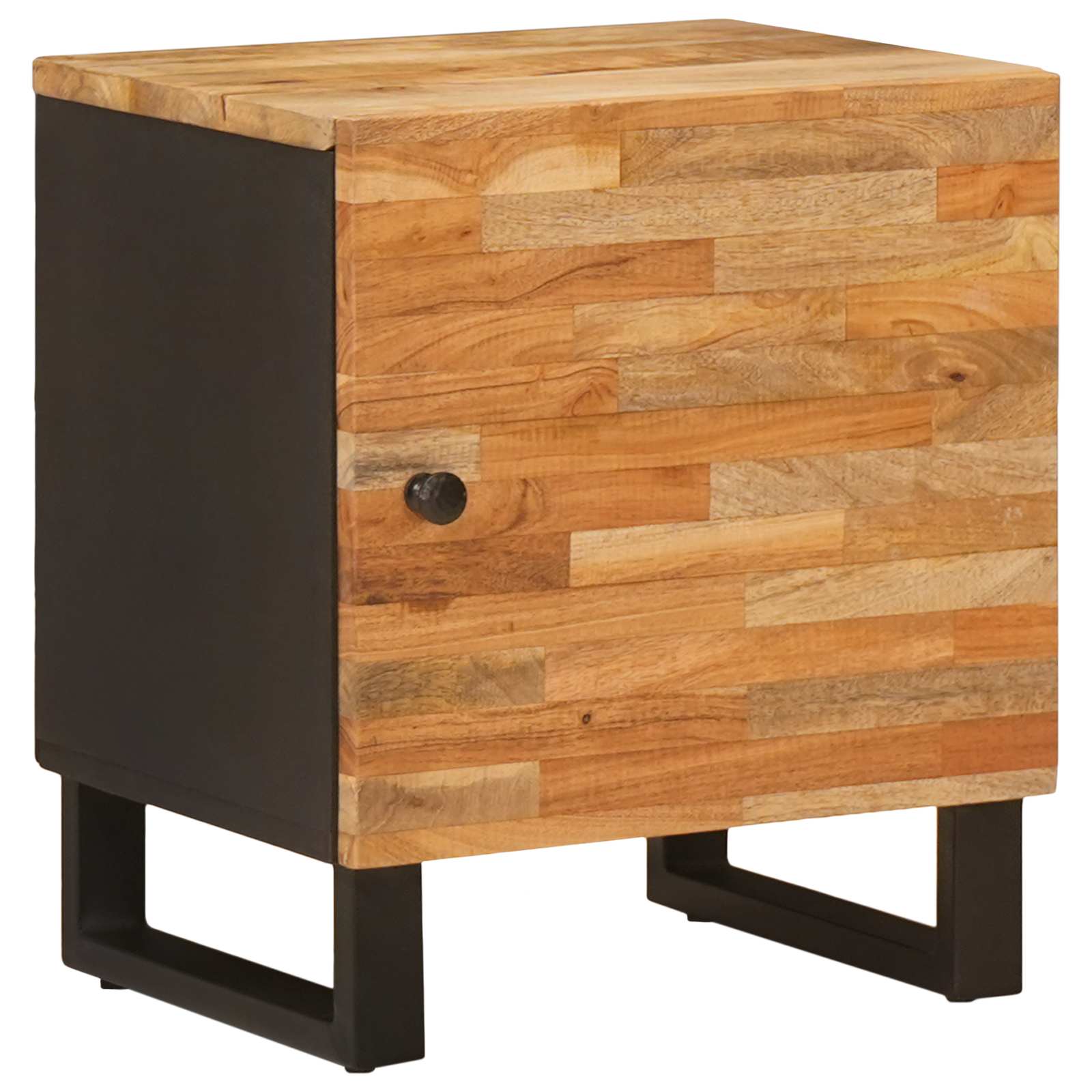 Nachttisch 2 stk. Braun 40 x 33 x 46 cm Massivholz Mango