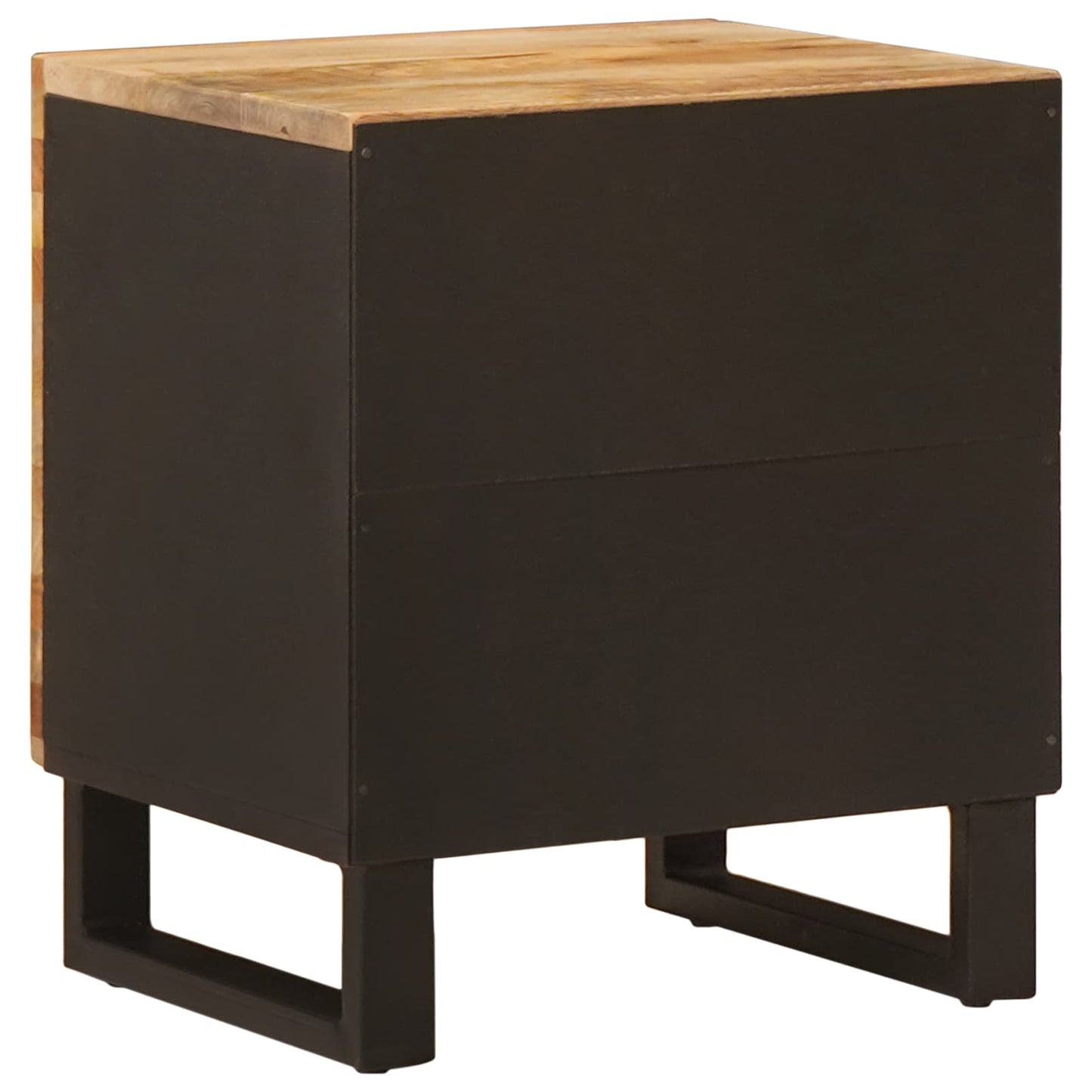 Nachttisch 2 stk. Braun 40 x 33 x 46 cm Massivholz Mango