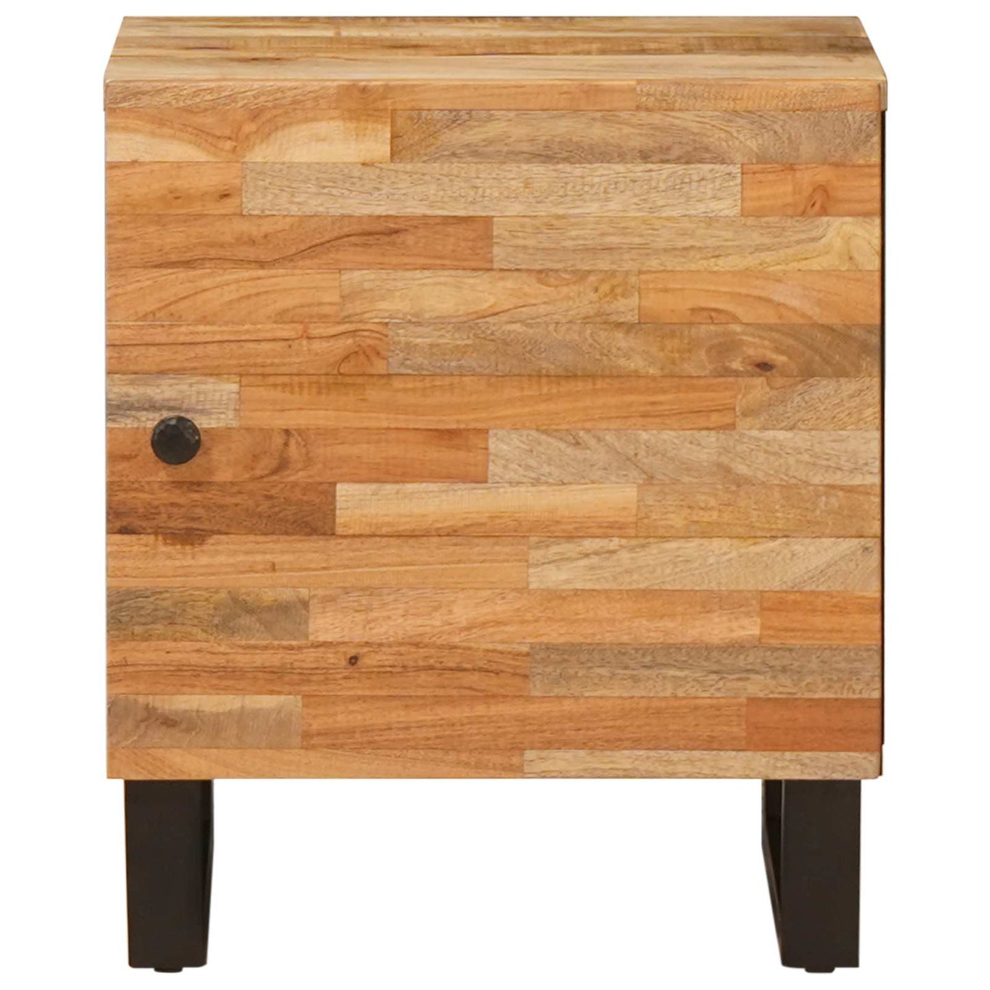 Nachttisch 2 stk. Braun 40 x 33 x 46 cm Massivholz Mango