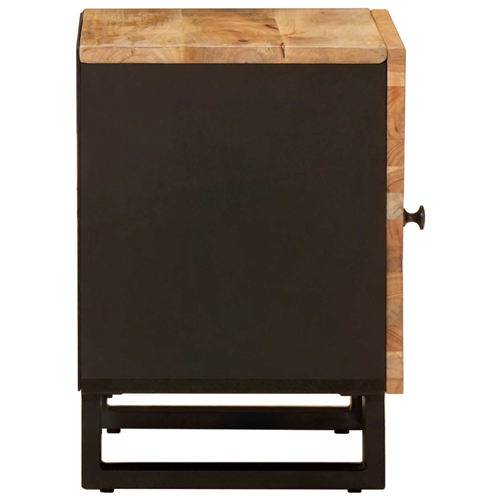 Nachttisch 2 stk. Braun 40 x 33 x 46 cm Massivholz Mango