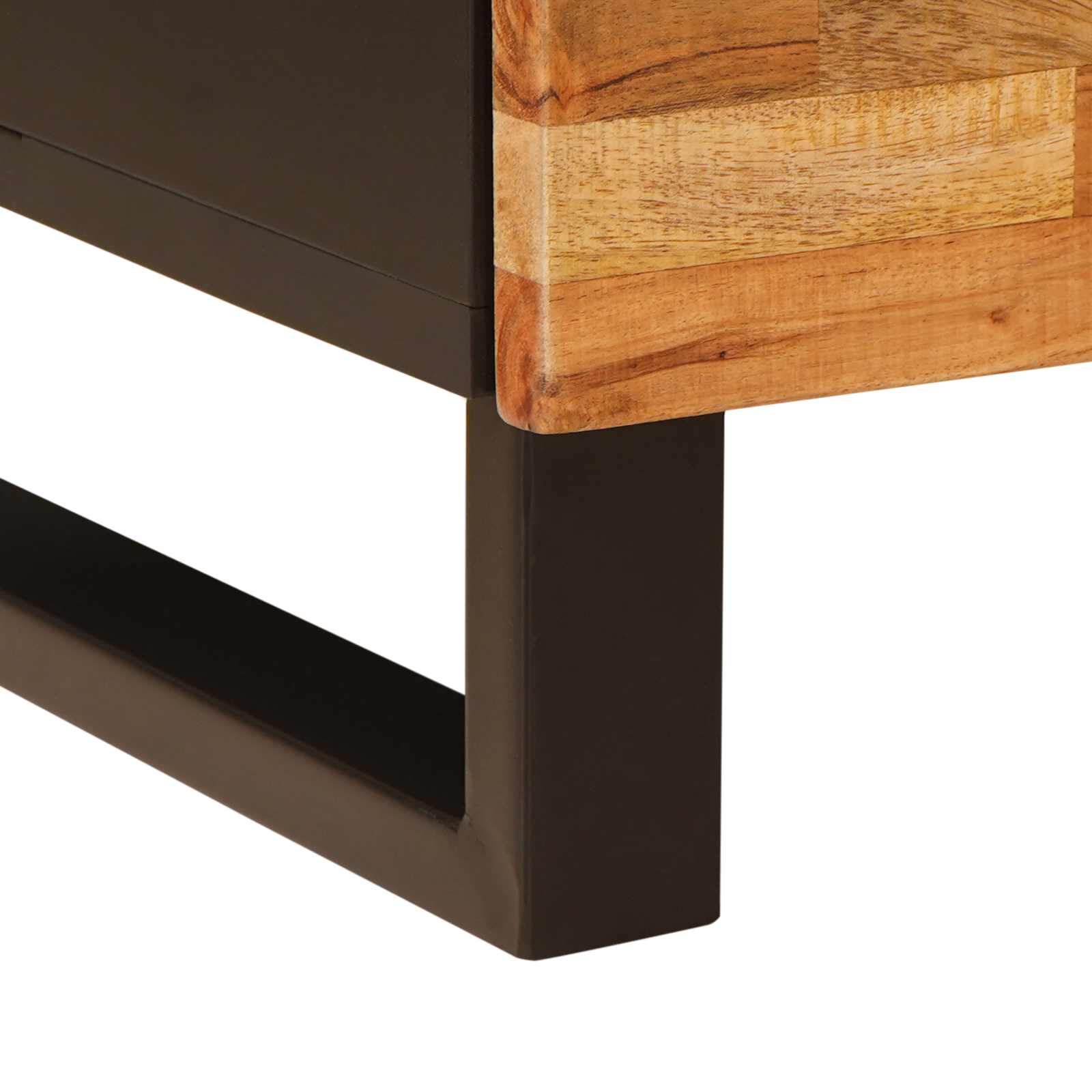 Nachttisch 2 stk. Braun 40 x 33 x 46 cm Massivholz Mango