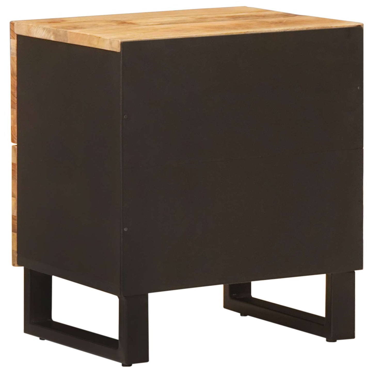 Nachttisch 2 stk. Braun 40 x 33 x 46 cm Massivholz Mango