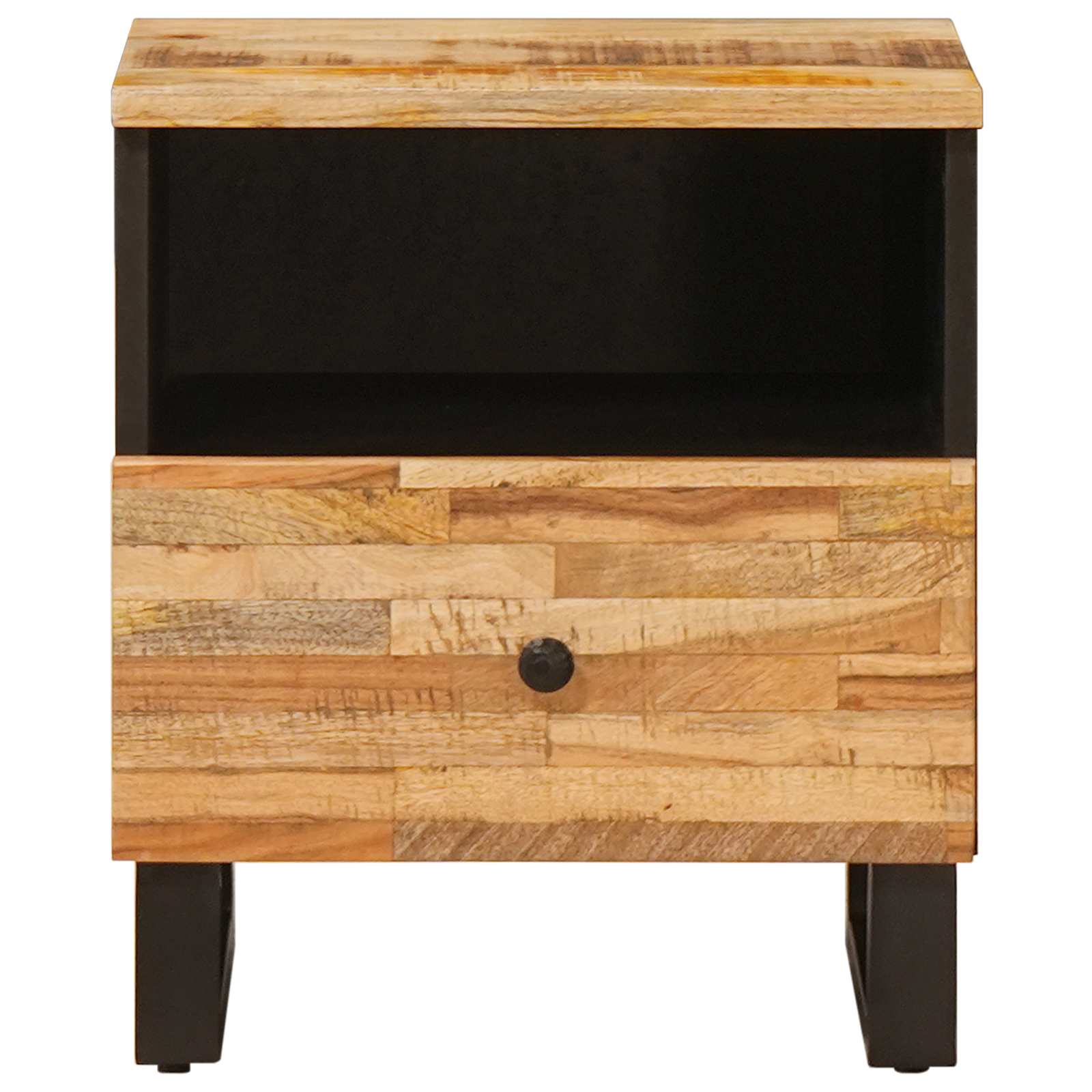 Bettkasten Braun 40 x 33 x 46 cm Massivholz Mango