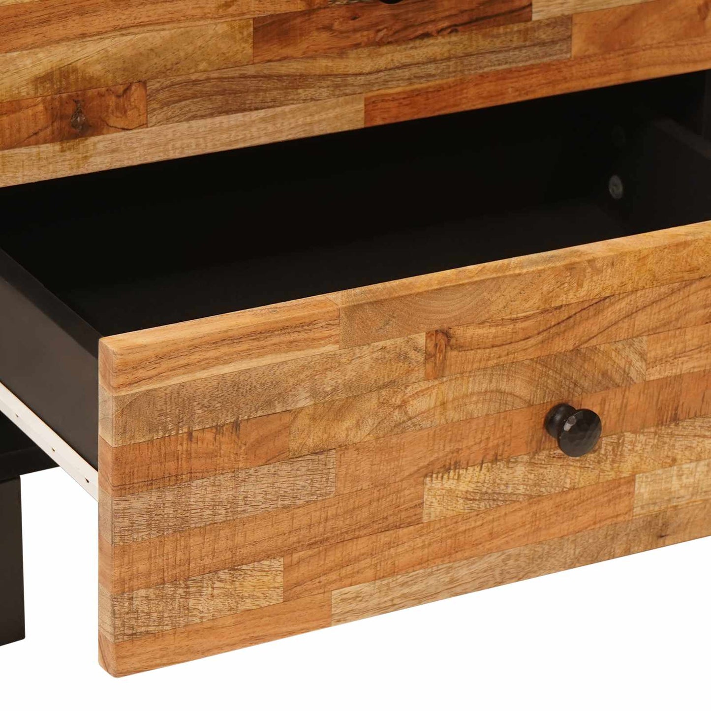 Bettkasten Braun 50 x 33 x 62 cm Massivholz Mango