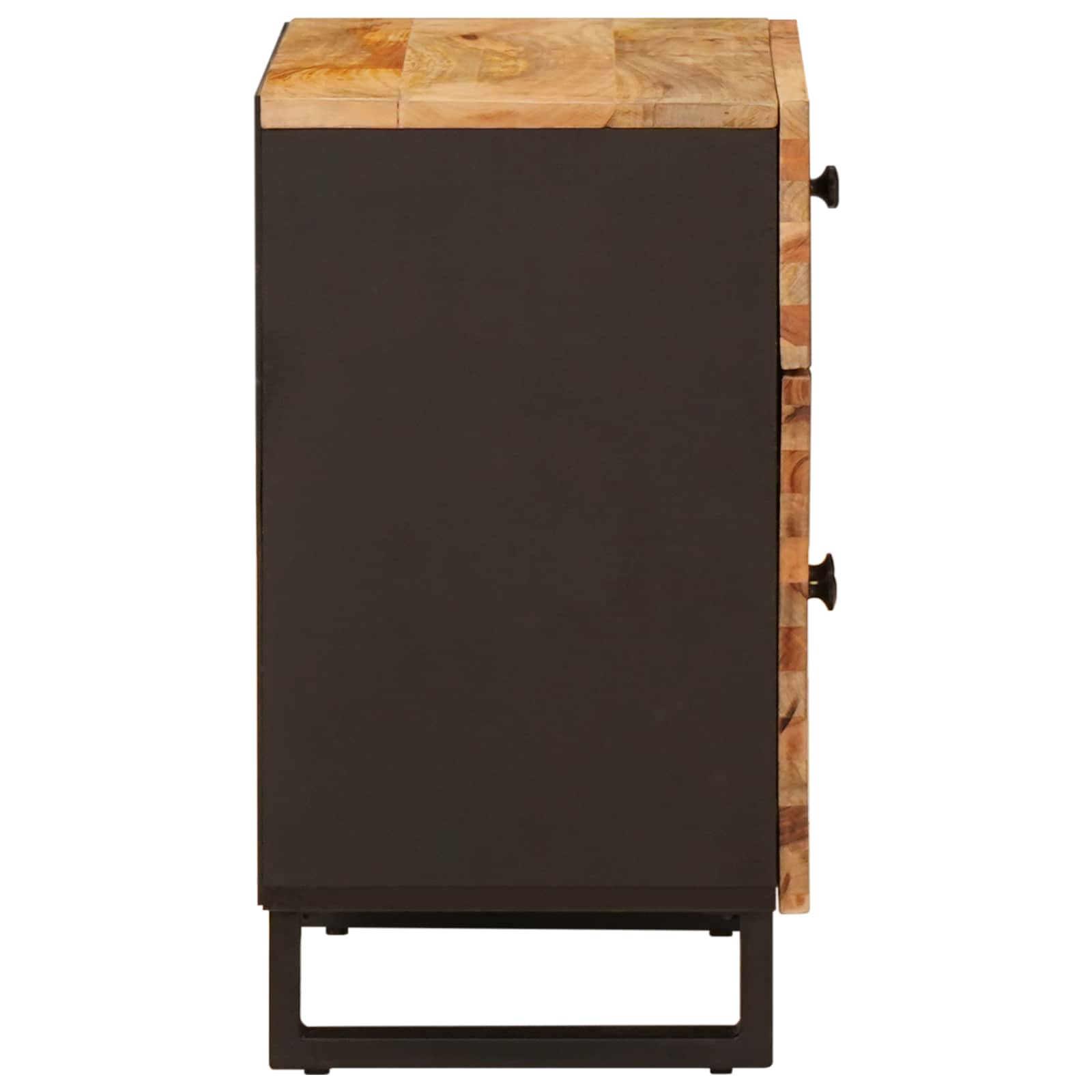 Bettkasten Braun 50 x 33 x 60 cm Massivholz Mango
