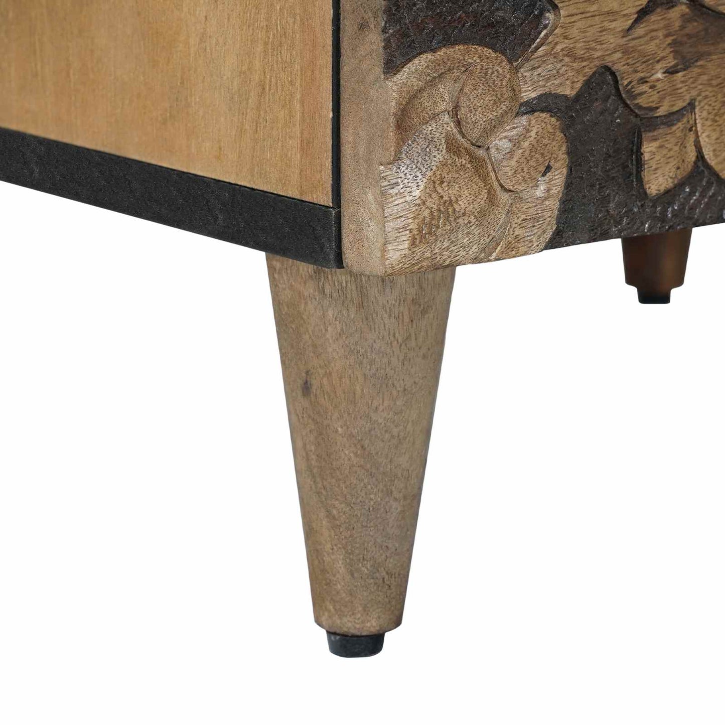 Nachttisch 2 stk. Braun 40 x 33,5 x 46 cm Massivholz Mango