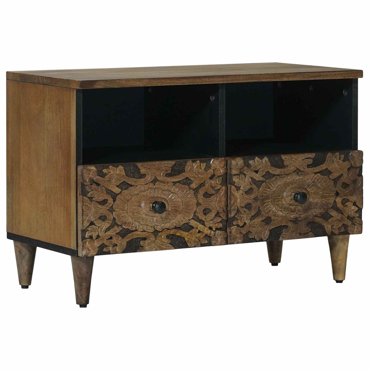 TV-Schränk Braun 70 x 33 x 46 cm Massivholz Mango