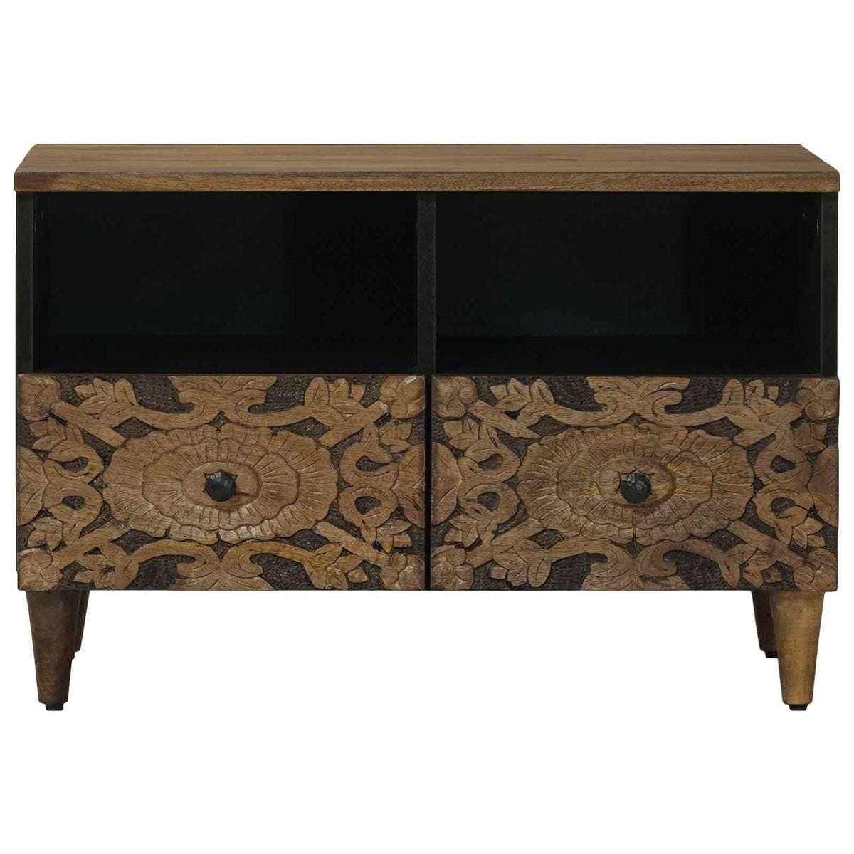 TV-Schränk Braun 70 x 33 x 46 cm Massivholz Mango
