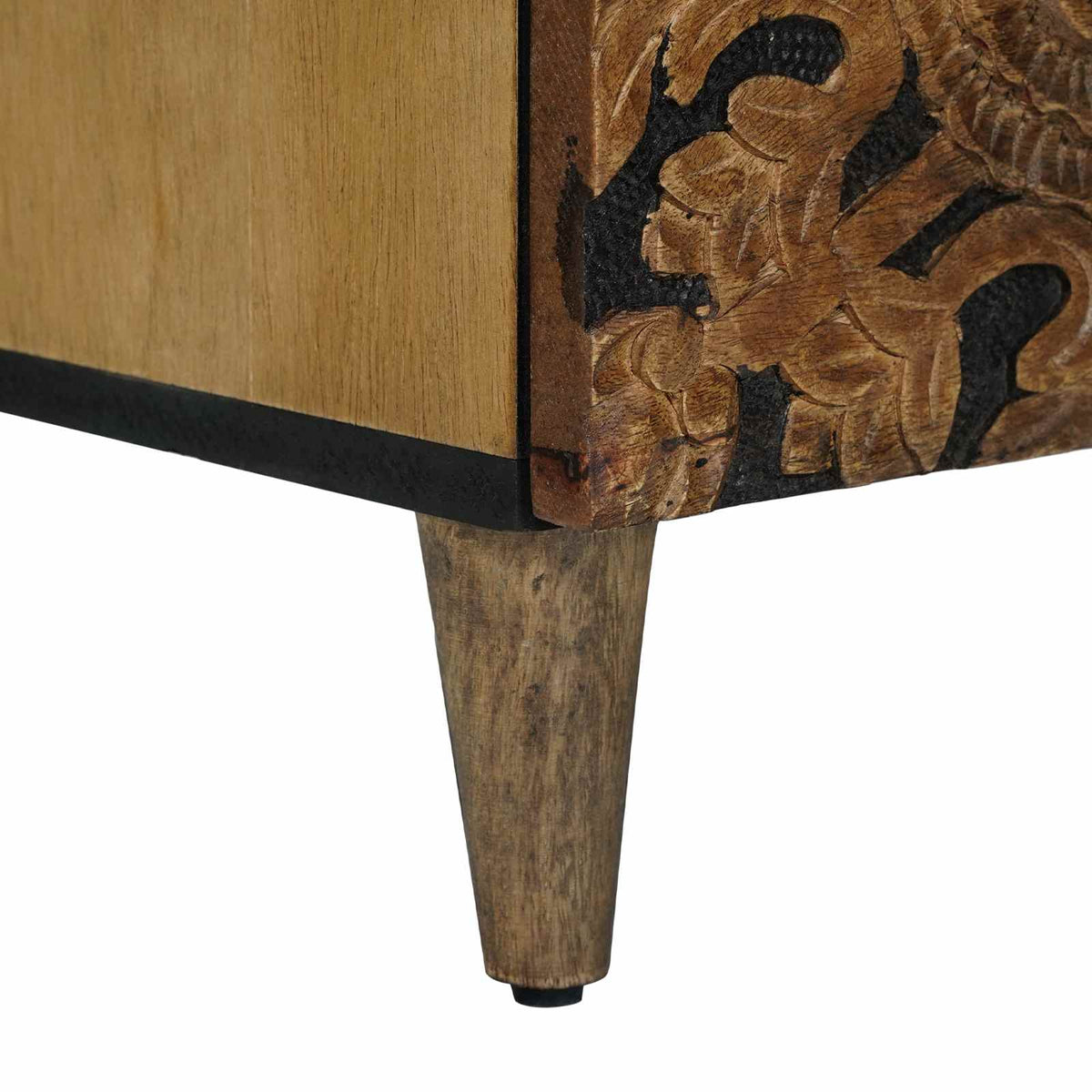 Aufbewahrungs-Sideboard 60 x 33 x 75 cm Massivholz Mango Braun
