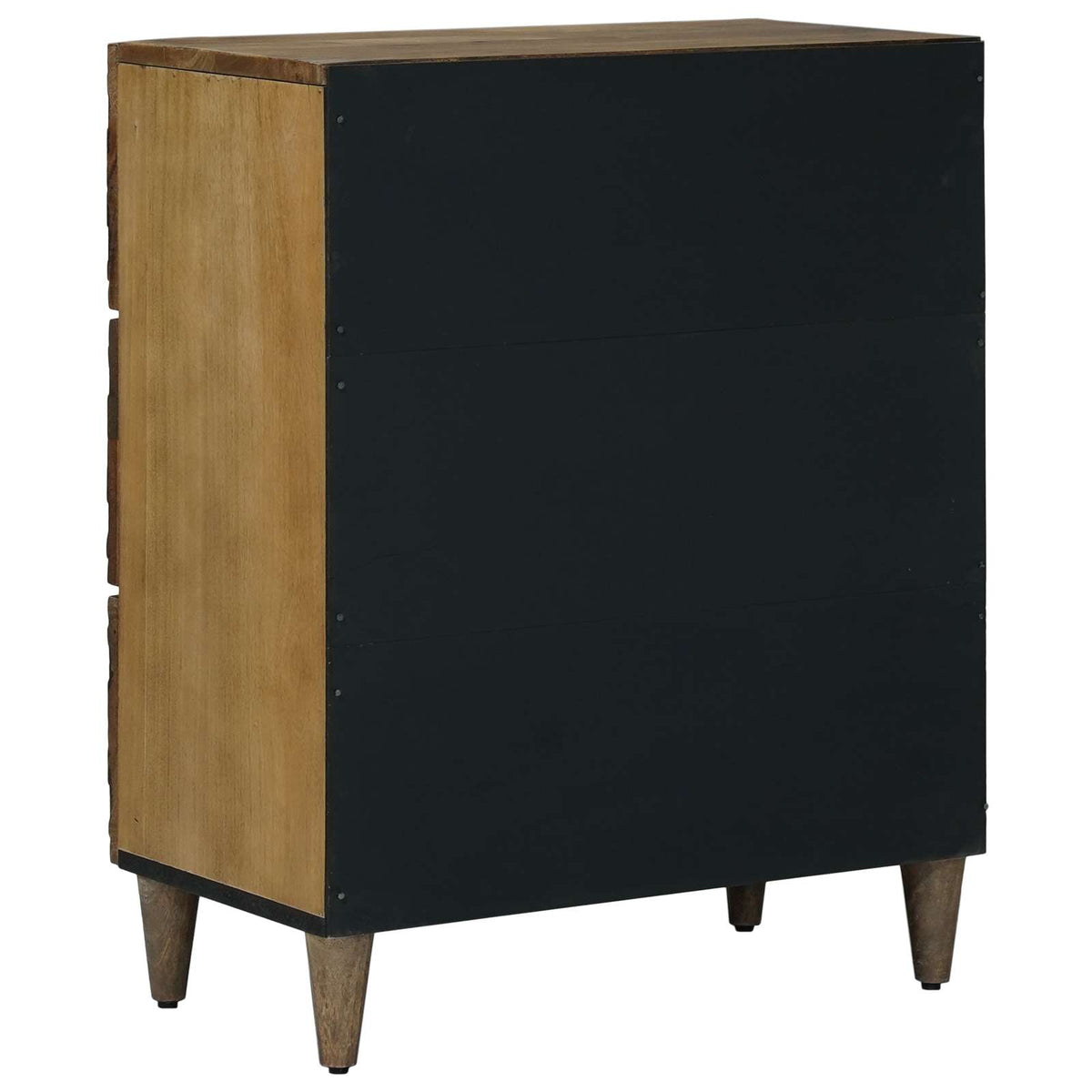 Aufbewahrungs-Sideboard 60 x 33 x 75 cm Massivholz Mango Braun