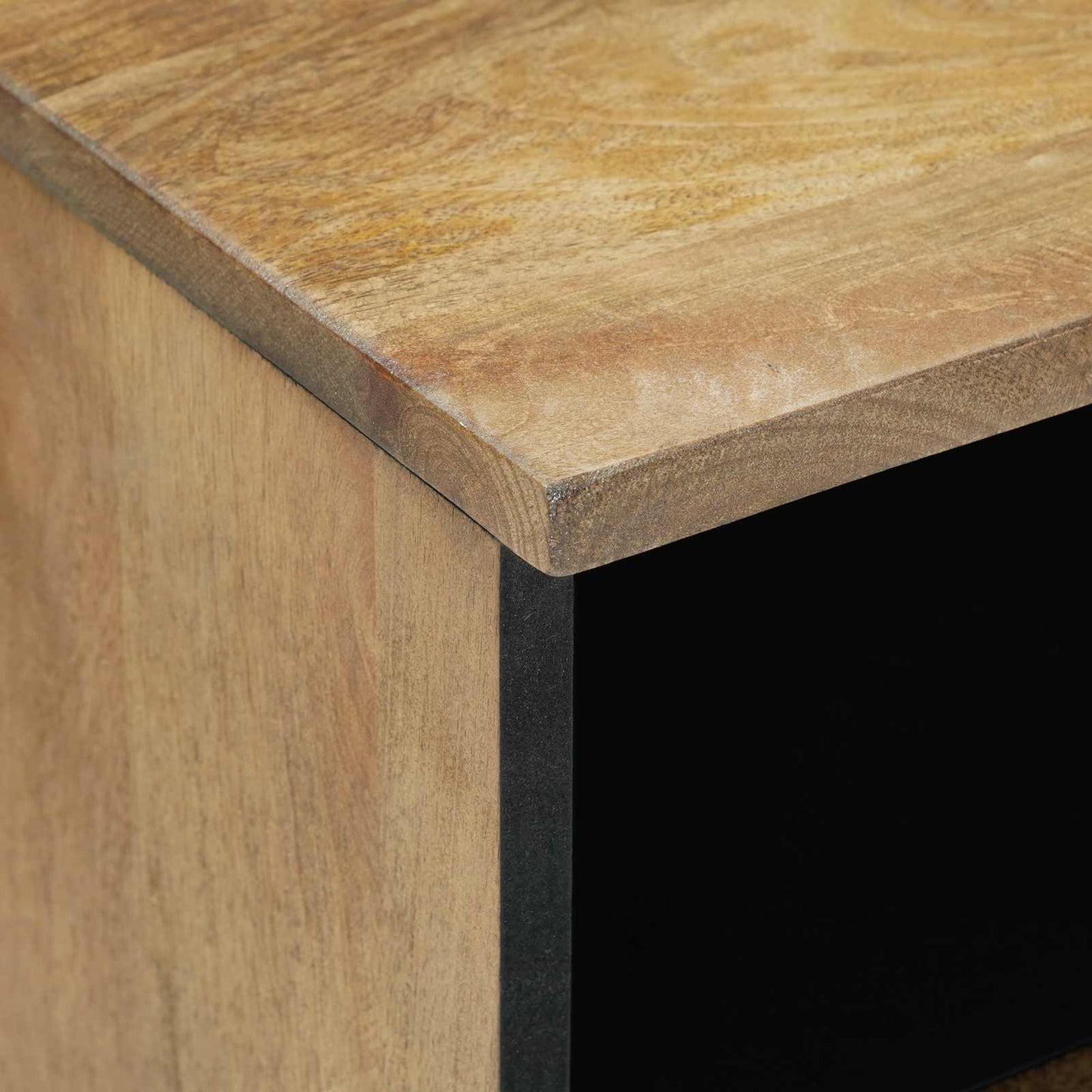 Bettkasten Braun 40 x 33 x 46 cm Massivholz Mango