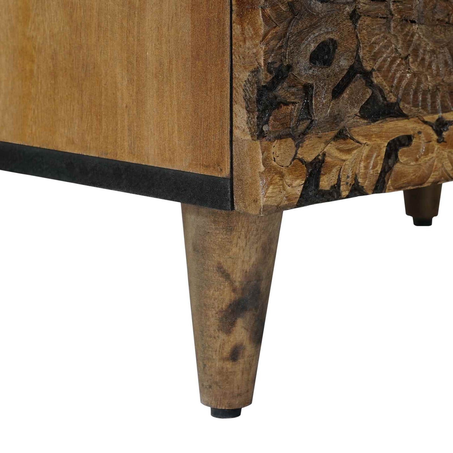 Bettkasten Braun 50 x 33 x 60 cm Massivholz Mango