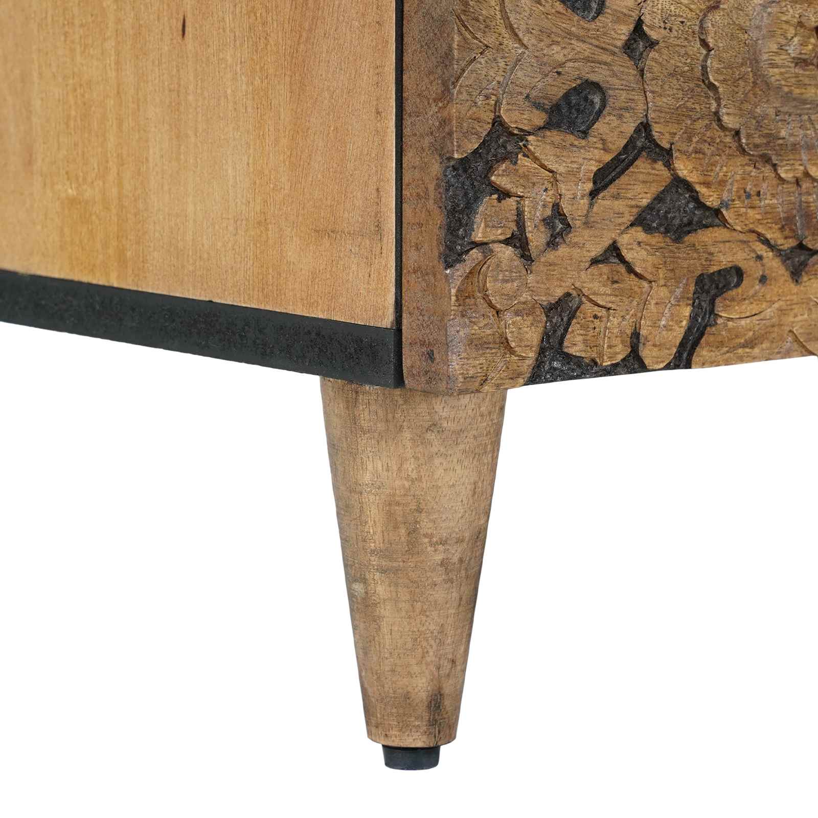 Bettkasten Braun 50 x 33 x 60 cm Massivholz Mango