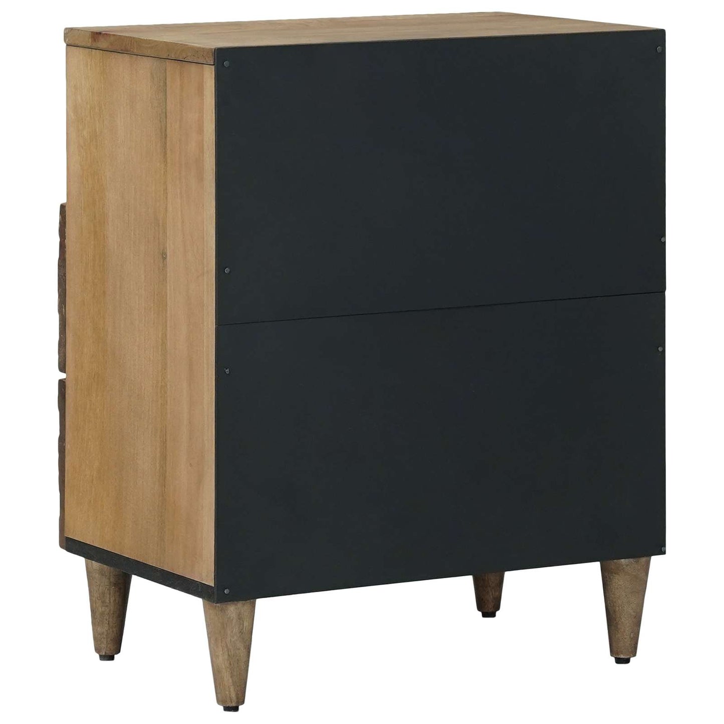 Bettkasten Braun 50 x 33 x 60 cm Massivholz Mango