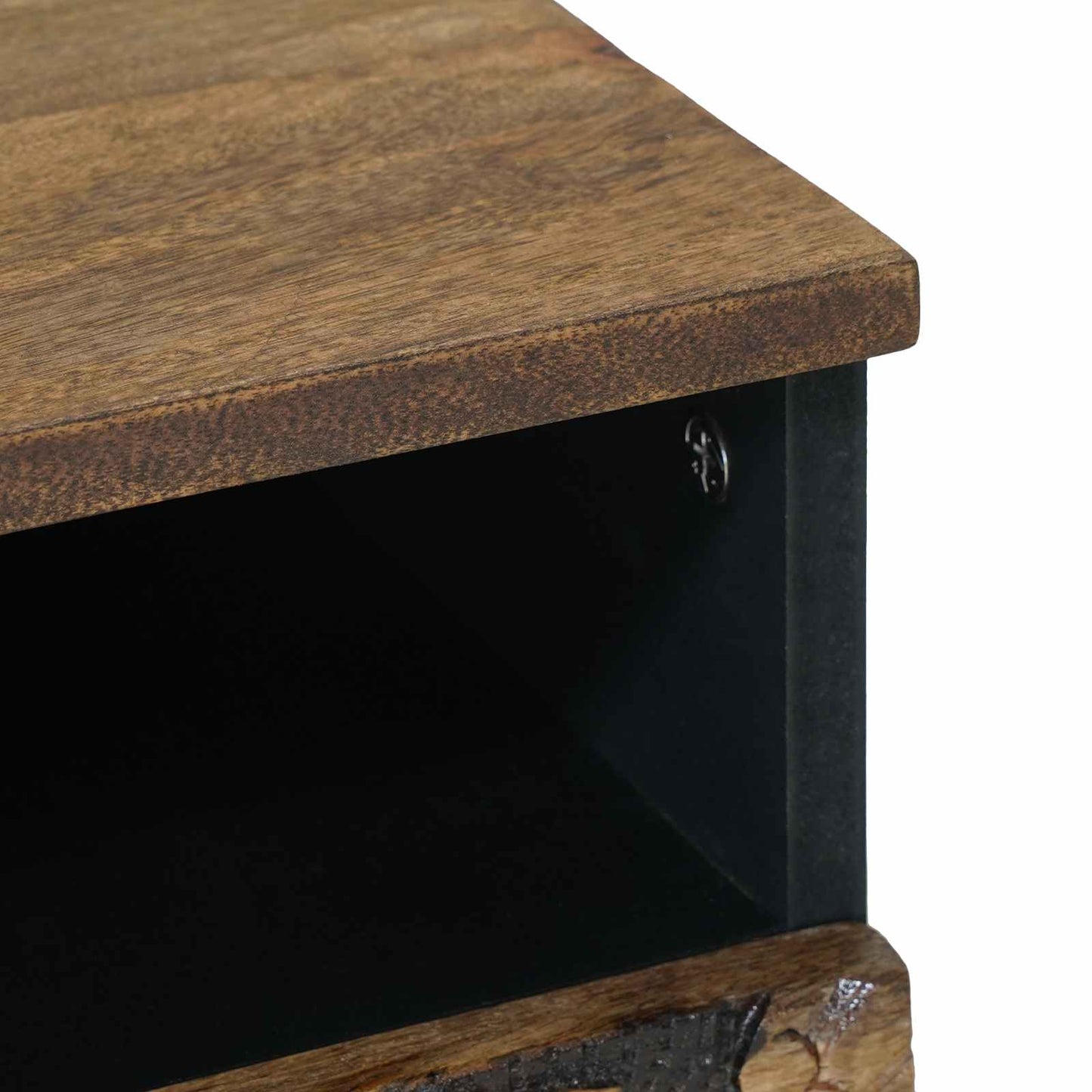 Couchtisch Braun 80 x 54 x 40 cm Massivholz Mango